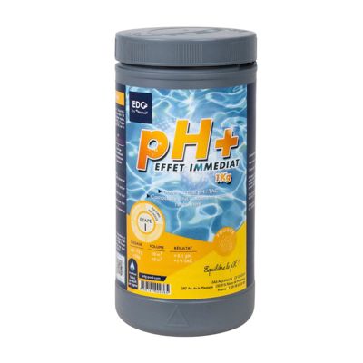 PH Plus Poudre Piscine - Augmente le pH - EDG - Equilibre l'eau - Piscine Et Spa -  Pot 1 kg - Haute Concentration