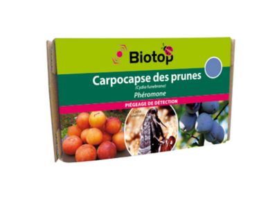Phéromones contre carpocapse des prunes Biotop (2 capsules)