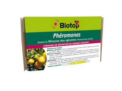 Phéromones contre mineuse des agrumes Biotop (2 capsules)