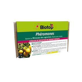 Phéromones contre mineuse des agrumes Biotop (2 capsules)