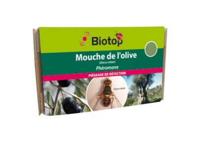 Phéromones contre mouche de l'olive Biotop (2 capsules)