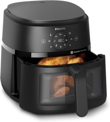 Philips Air Fryer  6.2L - 13 façons de cuisiner, technologie Rapid Air, écran tactile, noir