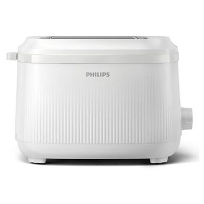 Philips Grille-pain avec réchauffe-viennoiseries série 3000, 900 W, blanc (HD2511/00)