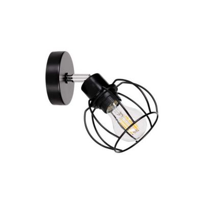Phiphi Applique 1xE27 Max.60W Métal Noir/Métal Chromé
