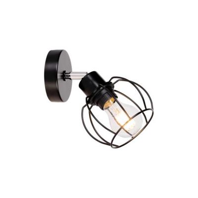 Phiphi Applique 1xE27 Max.60W Métal Noir/Métal Chromé