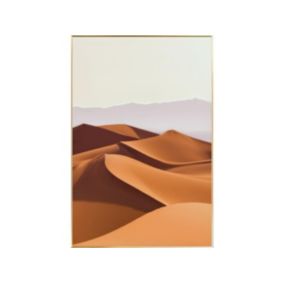 Photo encadrée DESERTO - 60 x 90 x 2,5 cm - orange