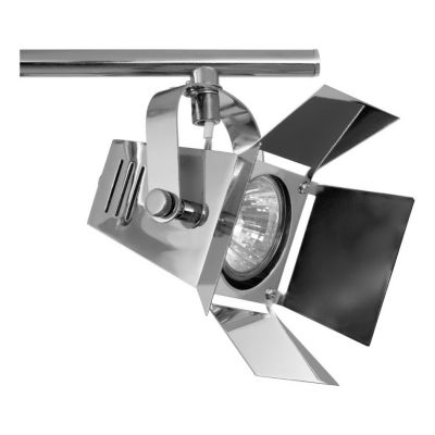 Photo Plafonnier Incl. 2xGU10 LED 5W Métal Chromé