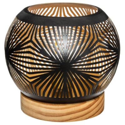 Photophore "Raja" boule LED métal D15cm - Atmosphera Créateur d'intérieur