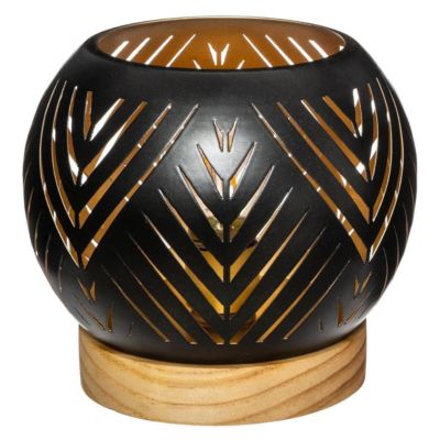 Photophore "Raja" boule LED métal D15cm - Atmosphera Créateur d'intérieur