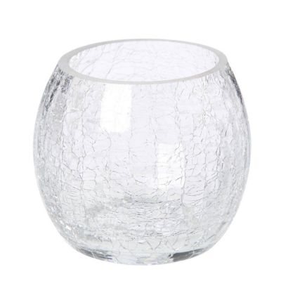 Photophore verre craquelé H7cm - Atmosphera Créateur d'intérieur