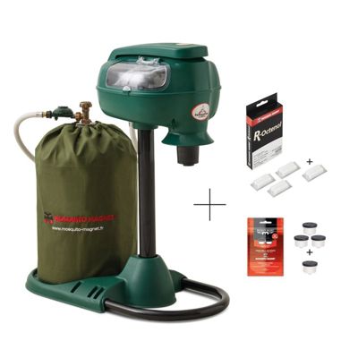 Piège Antimoustiques d'extérieur Pioneer  Jusqu'à 3000m2 + 2 packs recharges