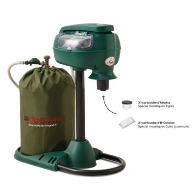 Piège Antimoustiques d'extérieur Pioneer  Jusqu'à 3000m2 + 2 packs recharges
