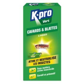 Pièges à cafards et blattes Kapo vert (x 5)