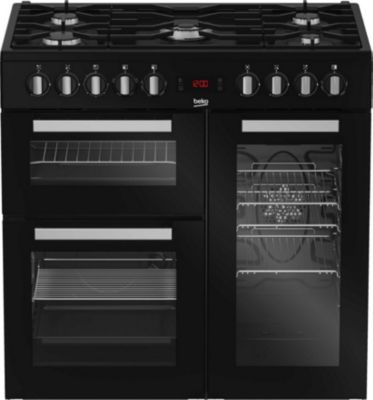 Piano de cuisson 170l 5 feux noir Beko PS235315DB