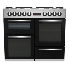 Piano de cuisson gaz 159l 7 feux inox Beko PF335325DX
