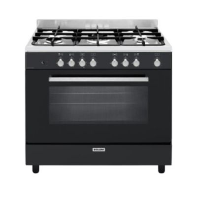 Piano de cuisson mixte 104l 5 feux noir Glem GE960CVBK2