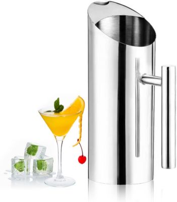 Pichet à eau en acier inoxydable 1,5 L