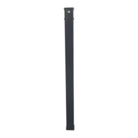 Pied 90 cm Noir Modulable Uzy sans vis sans perçage