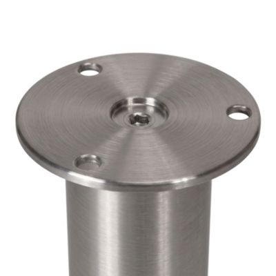 Pied ajustable Diall ø38 x 100-118 mm aluminium