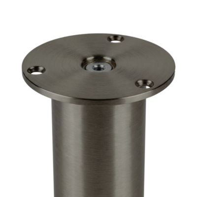 Pied ajustable Diall ø38 x 120-138 mm aluminium
