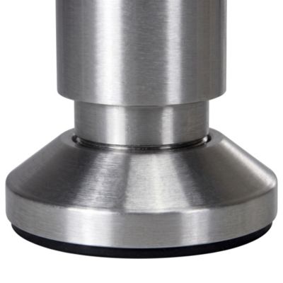 Pied ajustable Diall ø38 x 150-168 mm aluminium mat