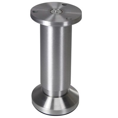 Pied ajustable Diall ø38 x 150-168 mm aluminium