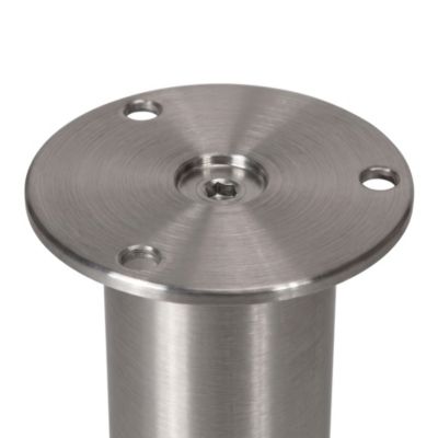 Pied ajustable Diall ø38 x 150-168 mm aluminium
