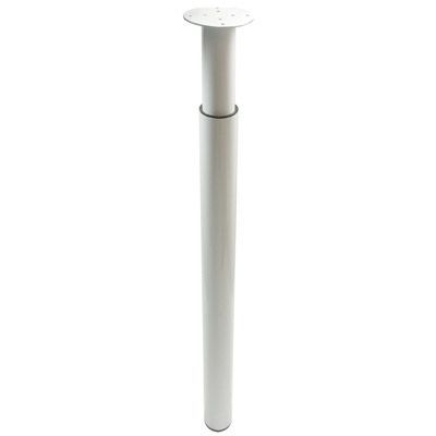 Pied ajustable Diall ø60 x H. 700-1000 mm blanc