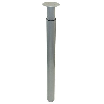 Pied ajustable Diall ø60 x H. 700-1000 mm gris