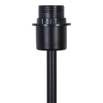 Pied de lampadaire en métal noir E27 H.140cm GoodHome Willet
