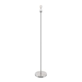 Pied de lampadaire Guiterne E27 argent