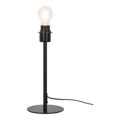 Pied de lampe à poser noir E27 Ø15 x H.33cm 25W GoodHome Willet