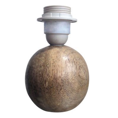 Lampe à Pied Vintage – Abat-jour Corde Et Boule En Bois – Design Rétro