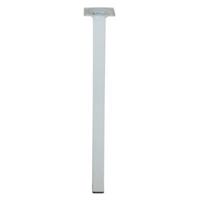 Pied de meuble Diall blanc 25 x 25 x H. 100 mm