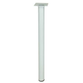 Pied de meuble Diall H. 100 mm x ø 30 mm blanc