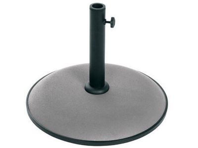 Pied de parasol béton gris 25 kg - Hespéride