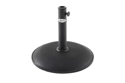 Pied de parasol Dailio en béton noir 15kg