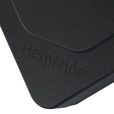 Pied de parasol dalle carré noir Hesperide Stacio 25kg
