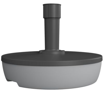 Pied de parasol EDA plastique gris 32kg