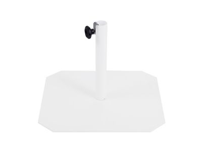 Pied de parasol FIT en acier laqué blanc