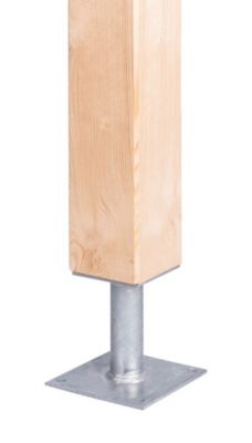 Pied de poteau platines fixes 100/150 Alberts
