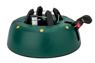 Pied De Sapin De Noël Avec Roulettes Et Réservoir D'Eau - Support Pour Arbre Jusqu'à 2m, Tronc 3-12 Cm (Goodjob Vert)