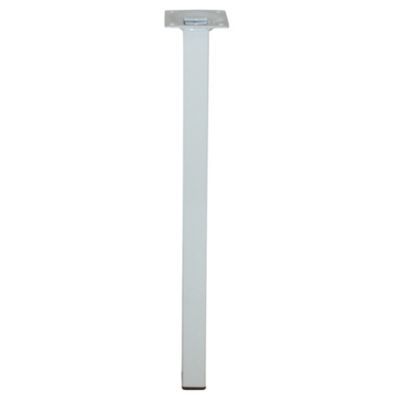 Pied de table Diall 25 x 25 x H. 250 mm blanc