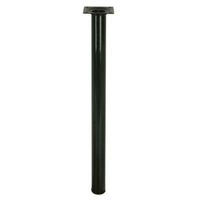 Pied de table Diall ø30 x H. 700 mm noir