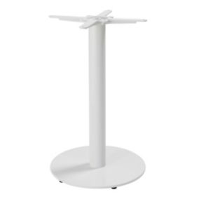 Pied de table en acier et fonte blanc  Oviala