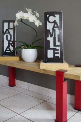 PIED DE TABLE ETAGERE MODULABLE SANS VIS 37,5 CM