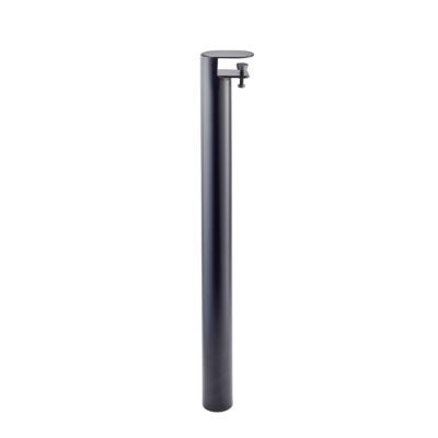 Pied de table étau Mottez en acier noir Ø 6 x H. 73 cm