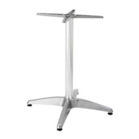 Pied de table gris en aluminium 72 cm Bradford  Oviala