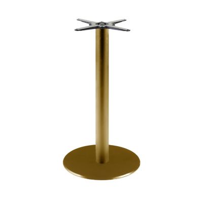 Pied de table modèle Rome doré métal - Restootab