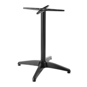 Pied de table noir en aluminium 72 cm Bradford  Oviala